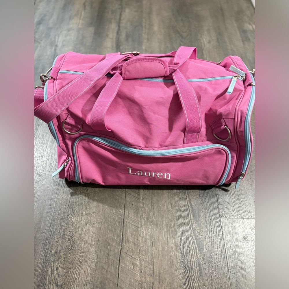 POTTERY BARN KIDS Pink Girls Duffle Bag